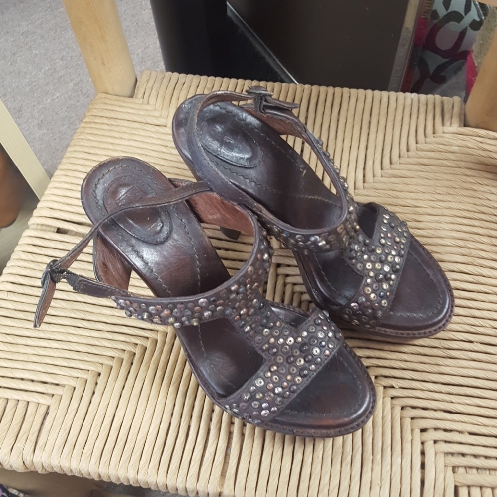 SOLD Frye Studded Heels